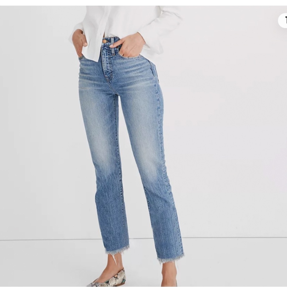 Madewell “ the perfect vintage crop “ Jean